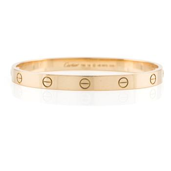 513. An 18K gold Cartier "Love" bracelet.