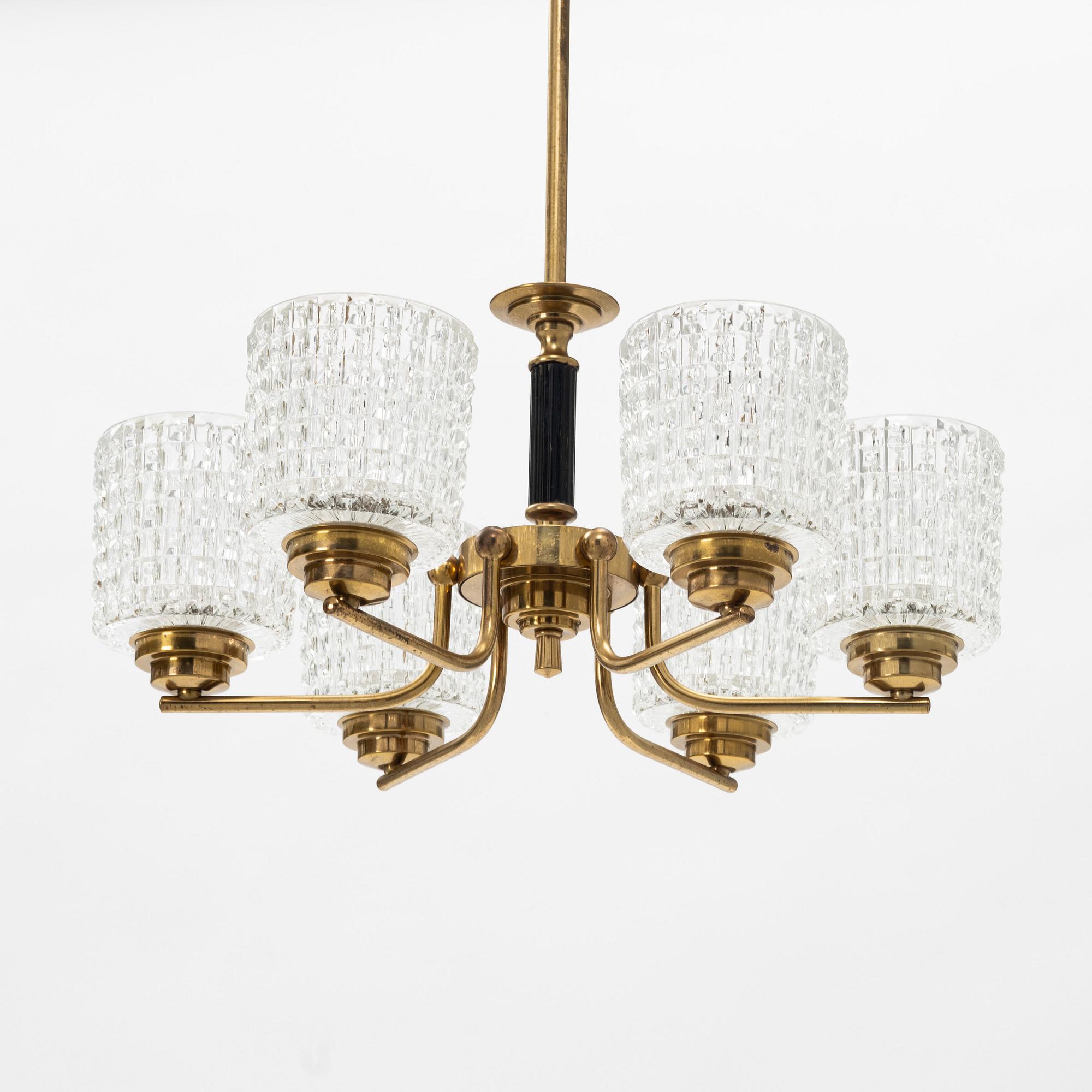 Taklampa, 1900-talets mitt.