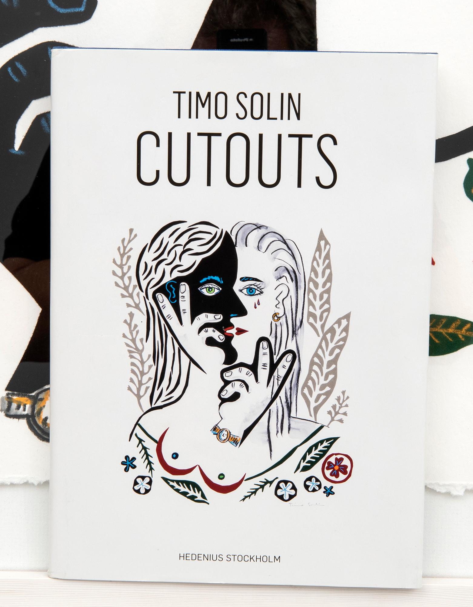 Timo Solin, mixed media/collage signed and dated 2011.