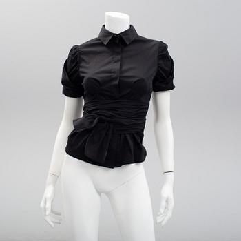 PRADA, a cotton blouse, Italian size 40.