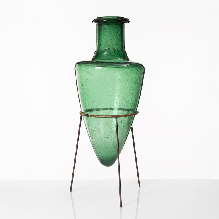 Markku Salo, skulptur, glas, "Amphora", Nuutajärvi Notsjö, 1989.