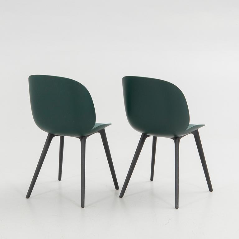 GamFratesi, chairs, 3 pcs, "Beetle Chair", Gubi, Denmark.