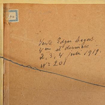 Edgar Degas, "Deux Cavaliers" (Two riders).