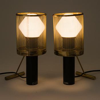 TAPIO WIRKKALA, a pair of 1960's 'K 11-81' table lamps for Idman.