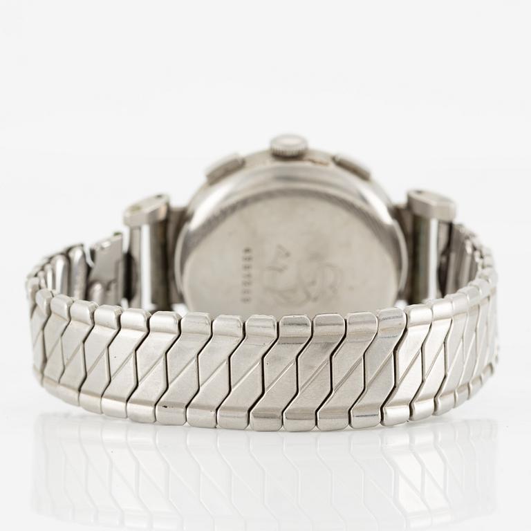 Doxa, "Hooded Lugs", chronograph, wristwatch, 35 mm.