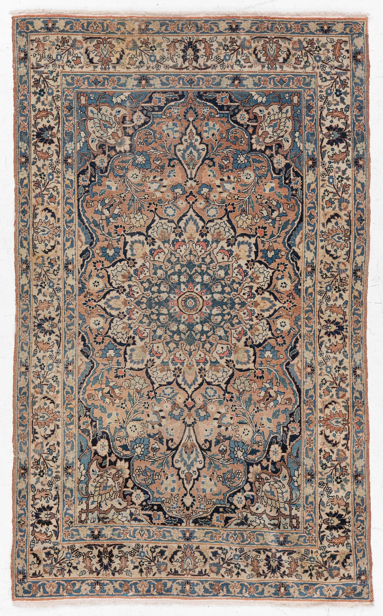 Rug, antique Tabriz, approx. 113 x 190 cm.