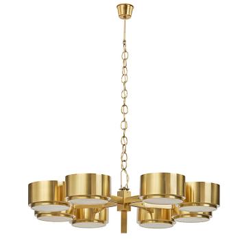 56. Hans-Agne Jakobsson, taklampa, modell "T 493/8", Hans-Agne Jakobsson AB, Markaryd, 1970-tal.