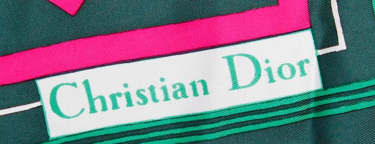 SCARFS, 2 st, silke, Christian Dior.