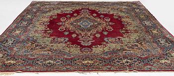 A carpet, Kerman, c. 370 x 275 cm.