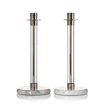 154. Tecnolumen, a pair of 'Bauhaus Sabbath' candlesticks, model SL30.