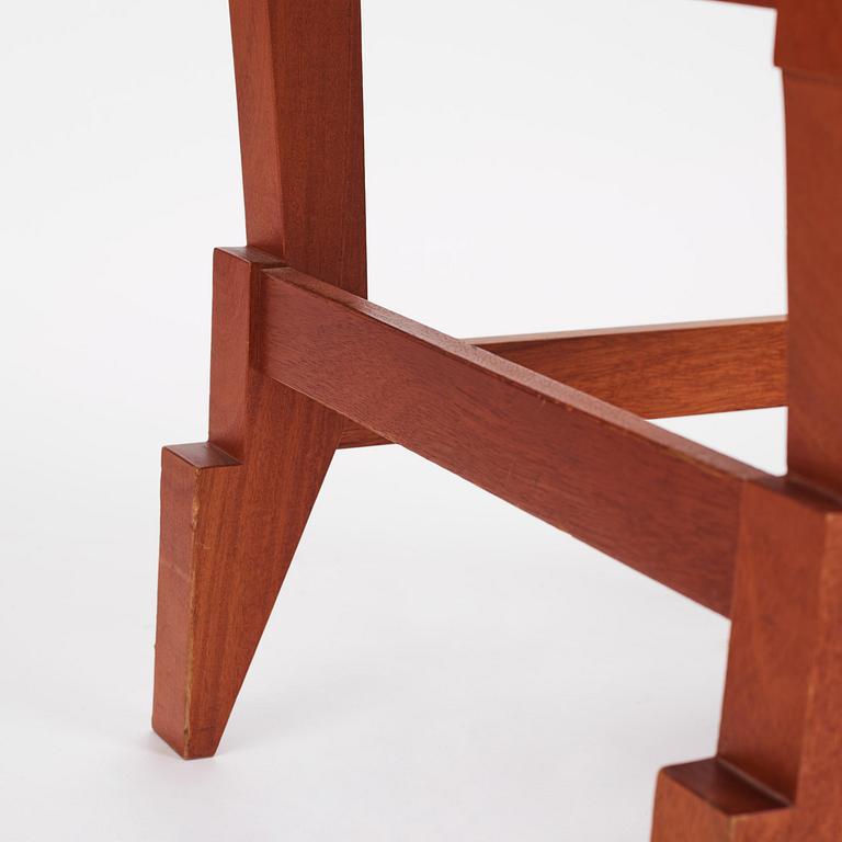 John Kandell, a set of four "Solitär" chairs, Källemo, Värnamo, post 1985.