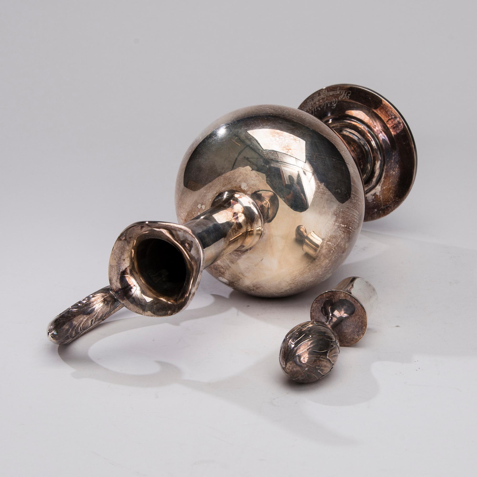 VINKANNA, silver, Hopeakeskus, Tavastehus 1950. Vikt 492 g.