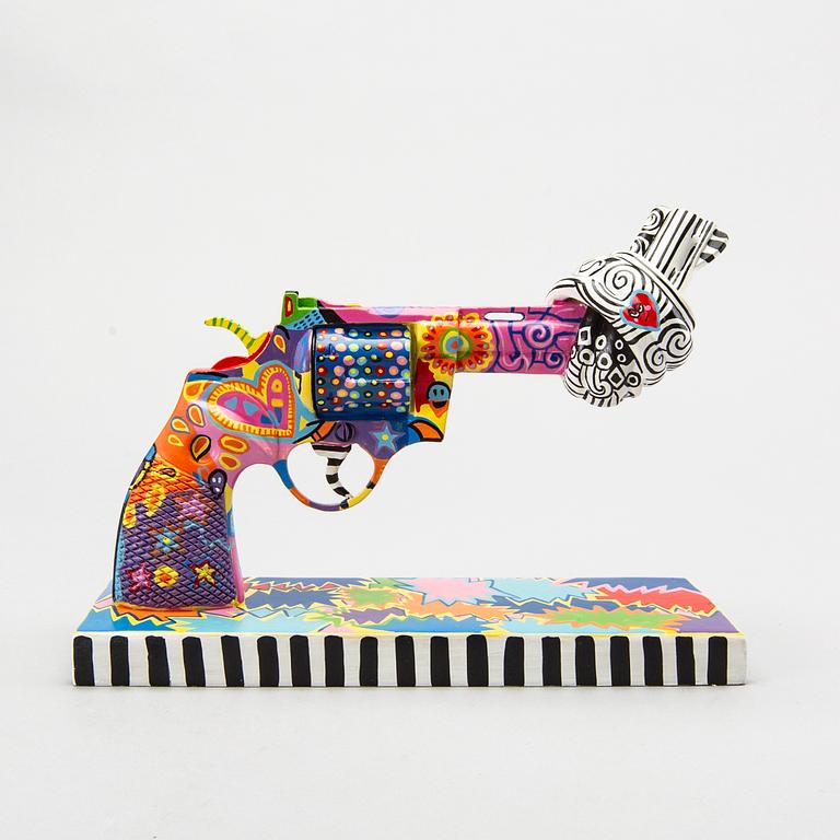 CARL FREDRIK REUTERSWÄRD, Non-Violence foundation, sculpture, numbered 37/499.