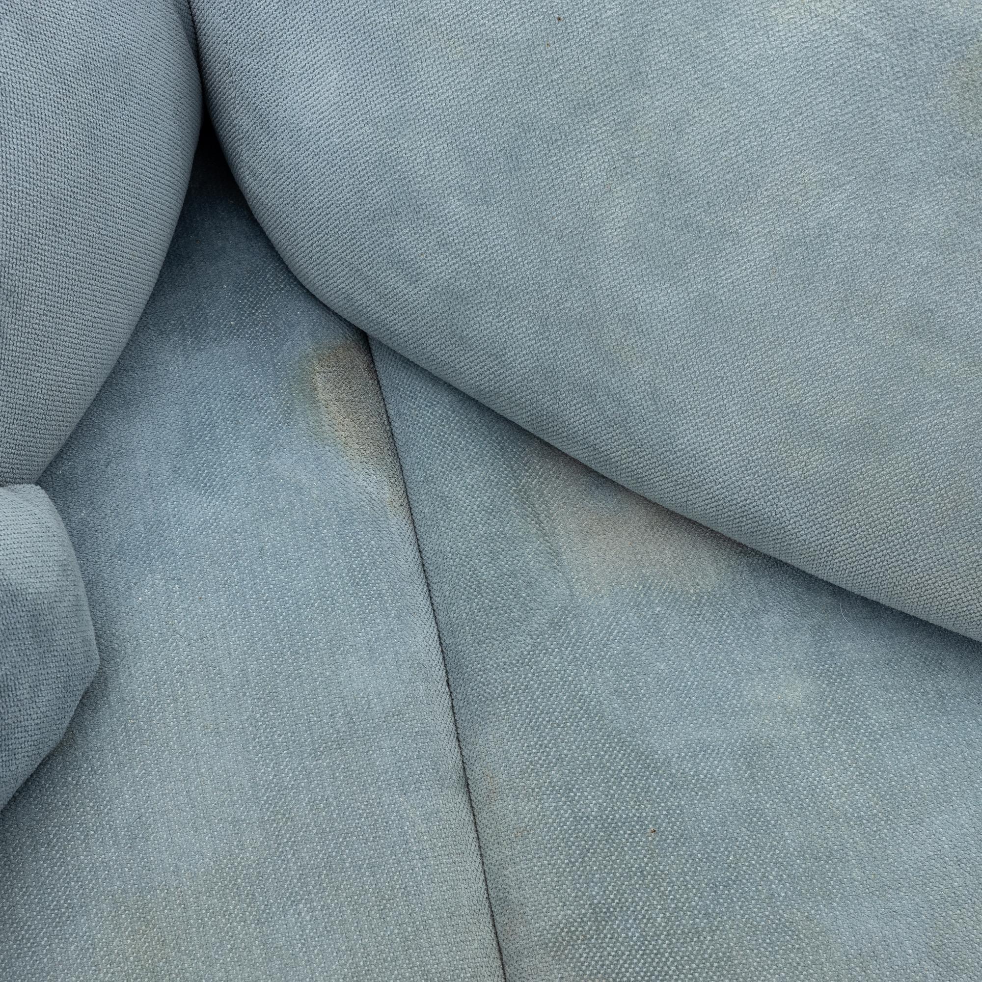 Hans Hopfer, a "Croissant" modular sofa model WK 510, Neue Wiener Werkstätte, 1980s.