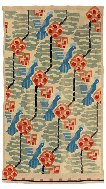 A drape, flat weave, ca 275 x 154 cm, probably Norway, 1920s-1930s.