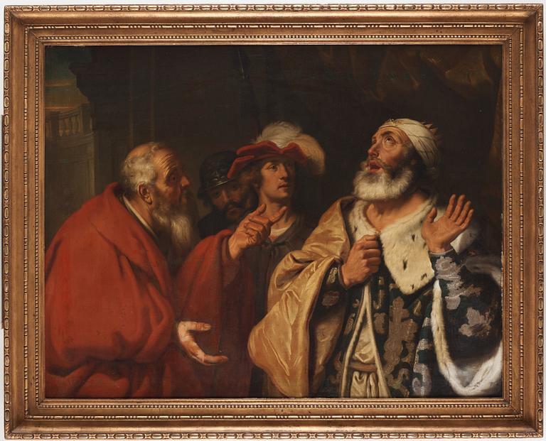 Lambert Jacobsz, King David rebuked by the prophet Nathan.