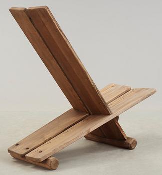An Axel Einar Hjorth 'Utö' pine easy chair, Nordiska Kompaniet, 1930's.