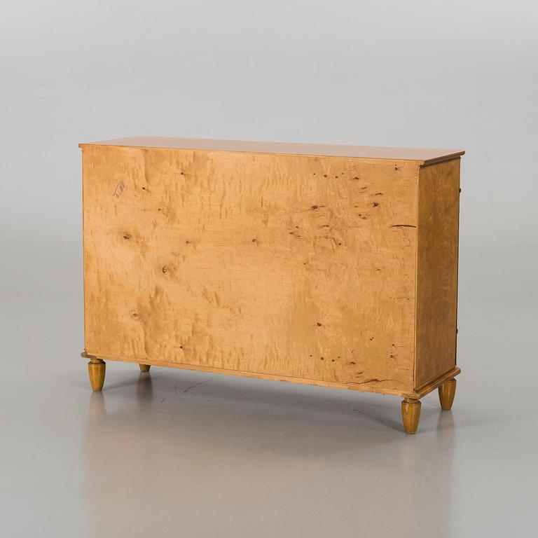 A Swedish birch 1930s-40s sideboard.