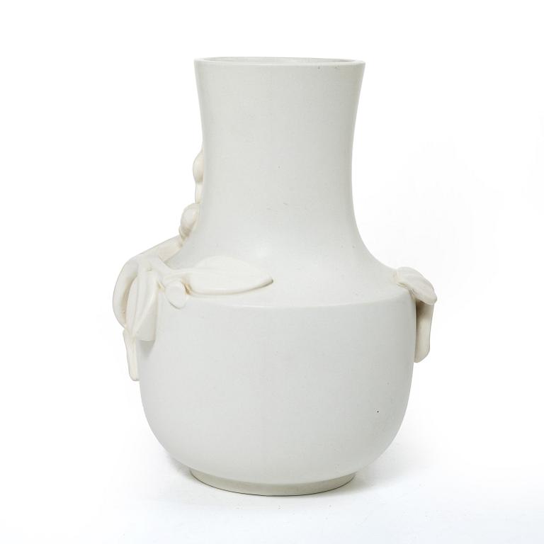 Wilhelm Kåge, Vase, "Carrara", ceramic, Gustavsberg 1930s-40s.