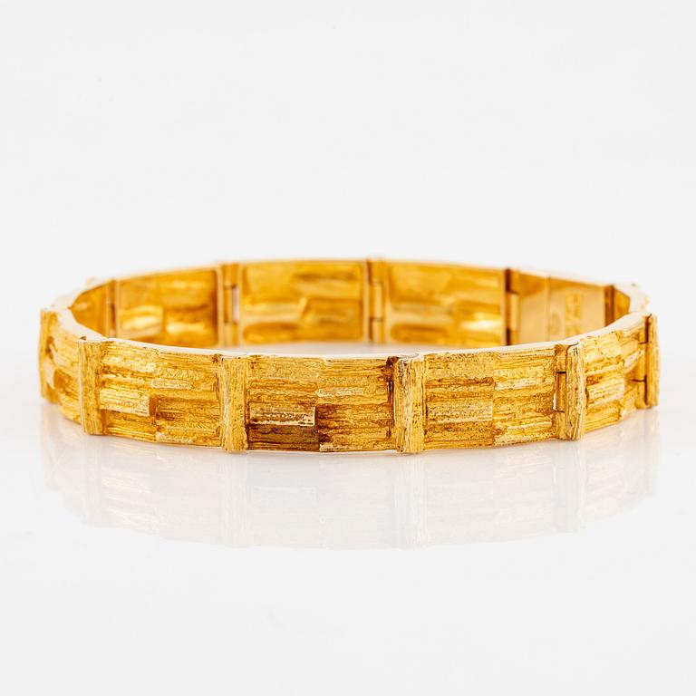 Björn Weckström, bracelet, 18K gold, "Cascade".