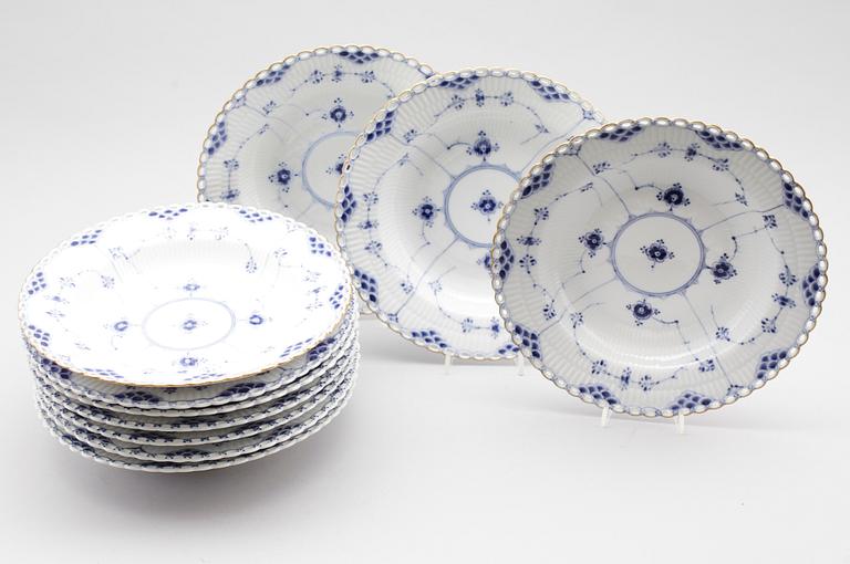 SOPPTALLRIKAR, 10 st (6+4), Royal Copenhagen.