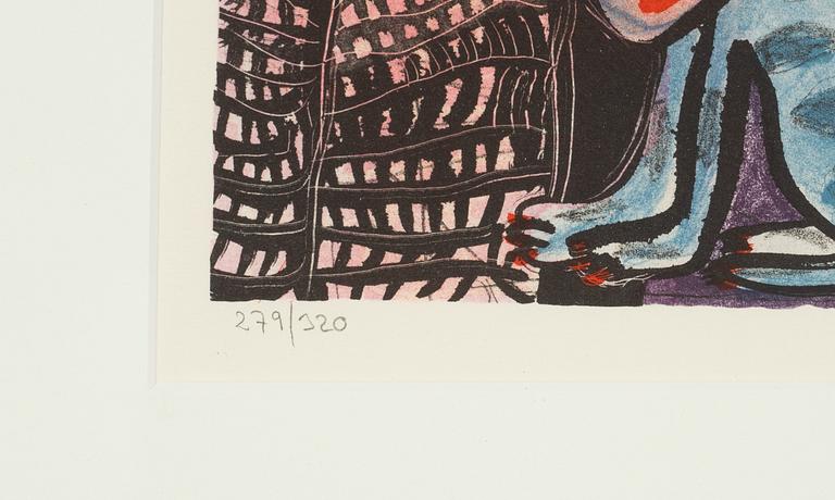 Ulrica Hydman-Vallien, Figures and Dogs by the Quay.