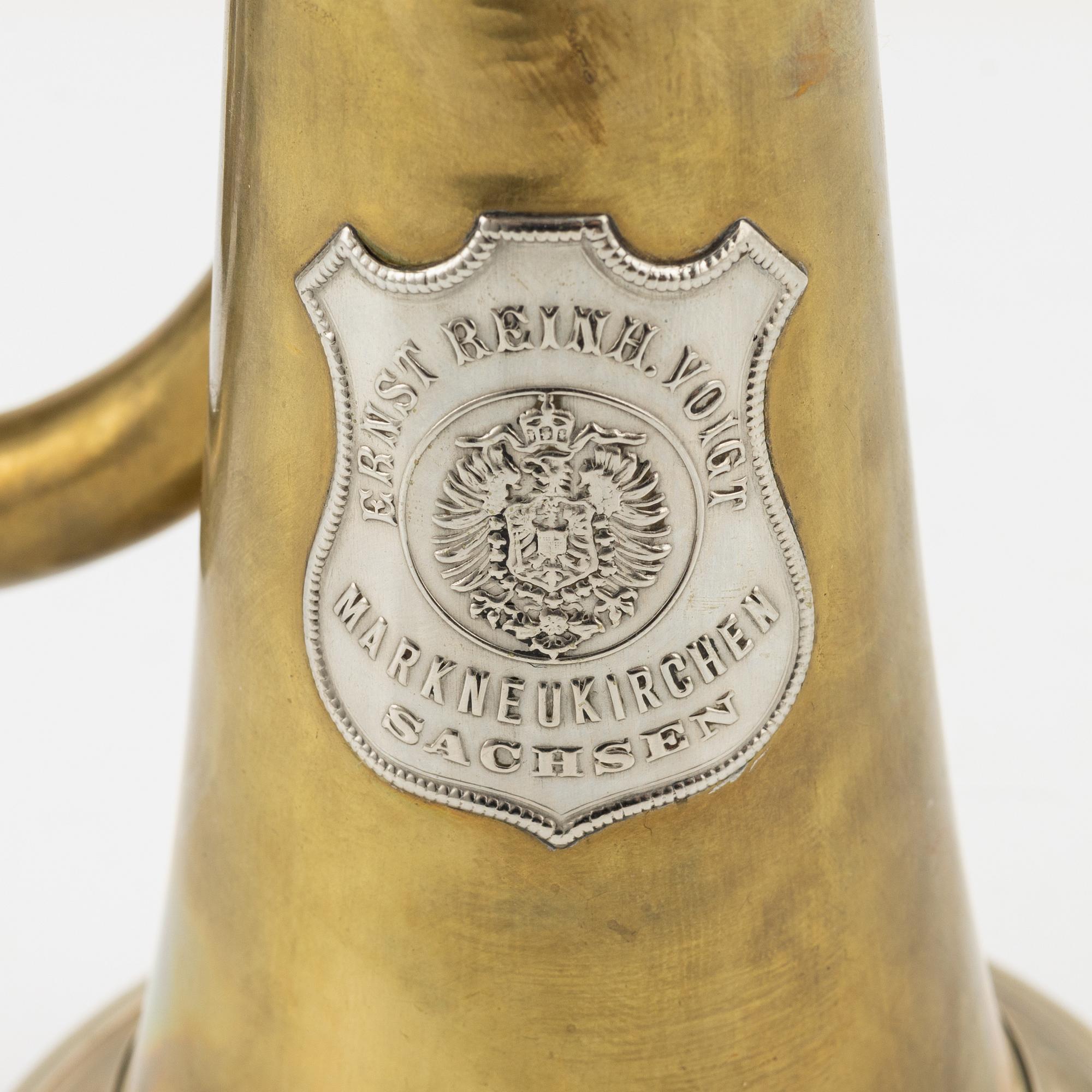A cornet, Ernst Reinh. Voigt. Sachsen.