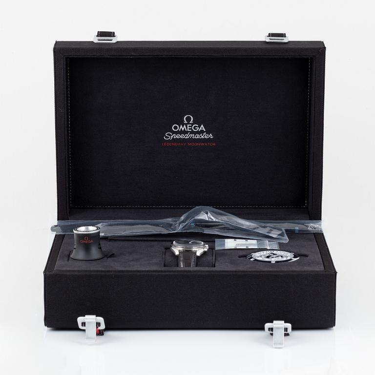 Omega, Speedmaster, Professional, "Moonwatch", chronograph, wristwatch, 42 mm.