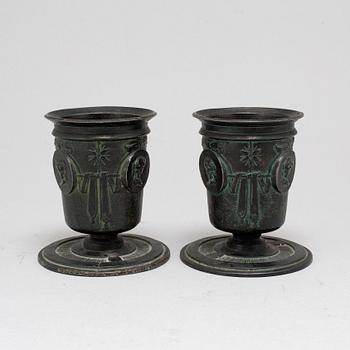 URNOR, ett par, Grand Tour-souvenir, sent 1800-tal.