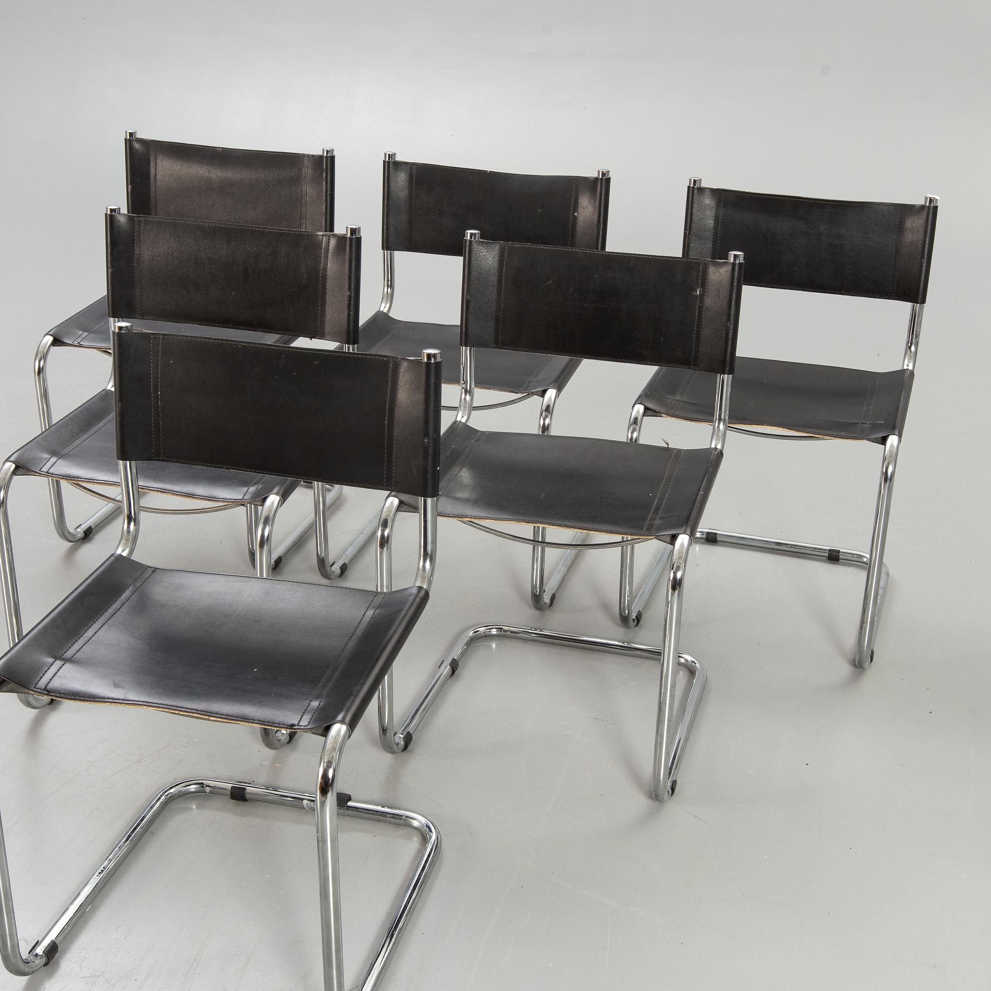 Chairs, Italy, 8 pcs, late 20th century.