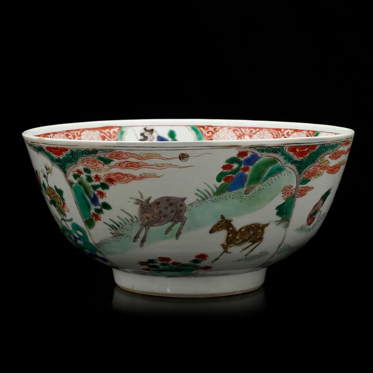 SKÅL, porslin, Kina Qing dynastin, Kangxi (1662-1722).