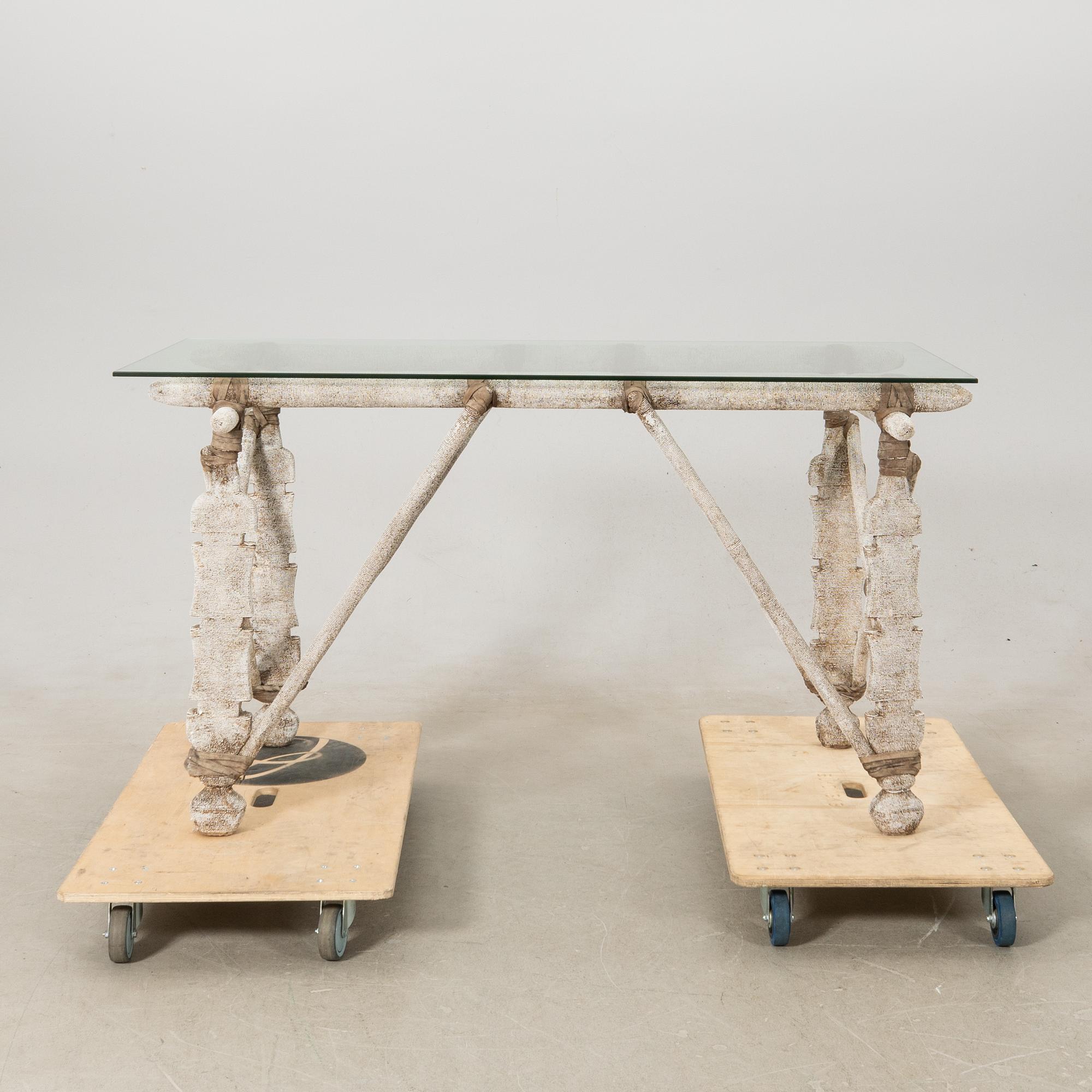 Adama Kones, table, so-called Tuareg Table, Mauritania & South Africa, mid-20th century.