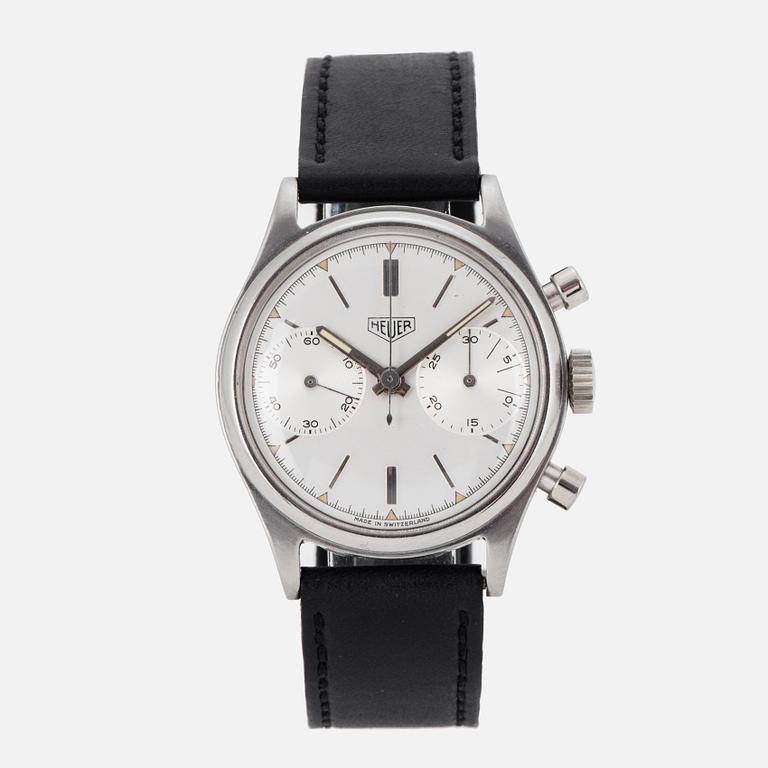 HEUER, wristwatch, chronograph, 35 mm.