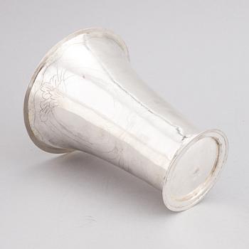 Christian Kullberg, bägare, silver, Ystad 1793.