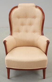 FÅTÖLJ, "Vår fru", Carl Malmsten, OH  Sjögren, 1900-talets slut.