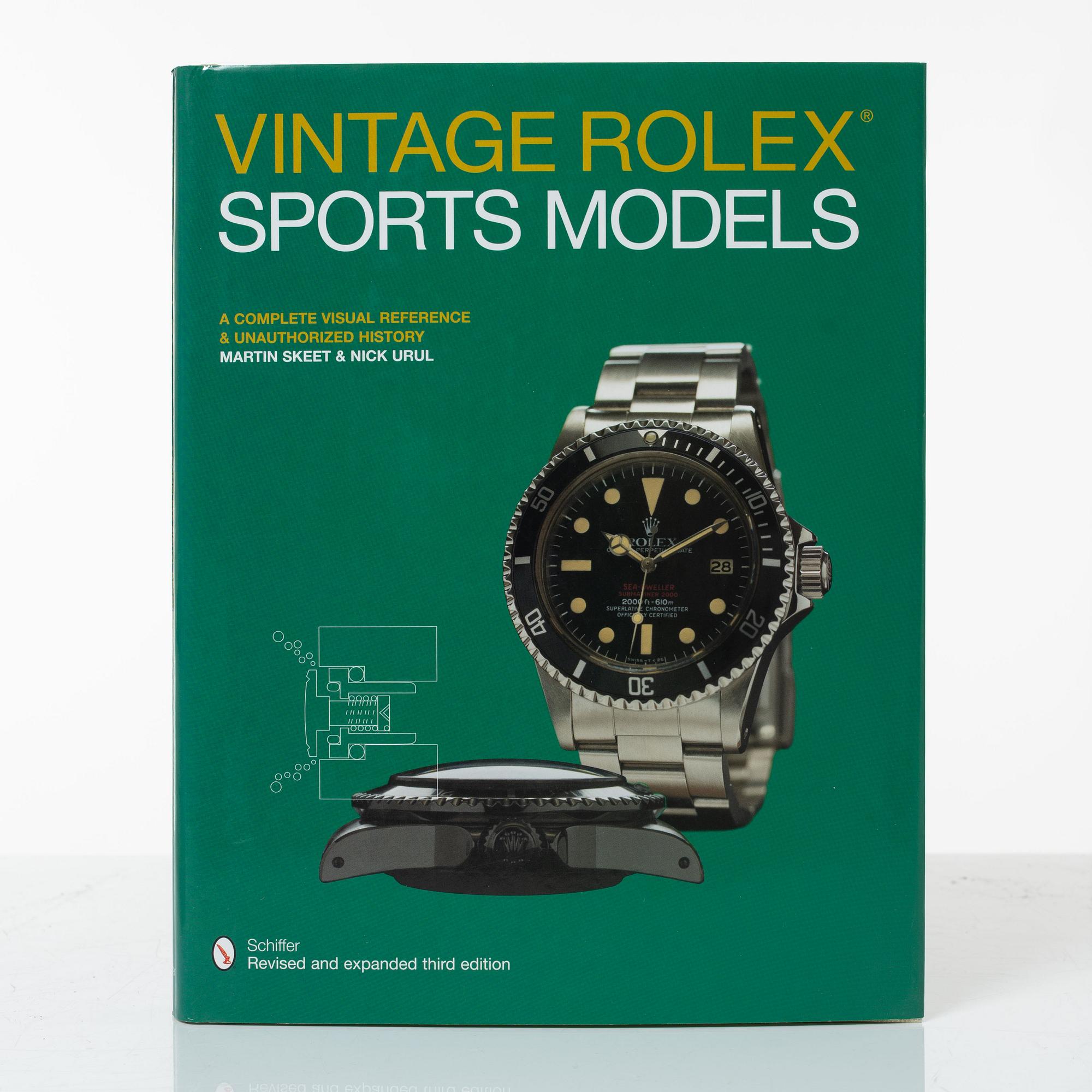 Collection of watch literature, 5 books including Omega Sportswatches by John Goldberger.