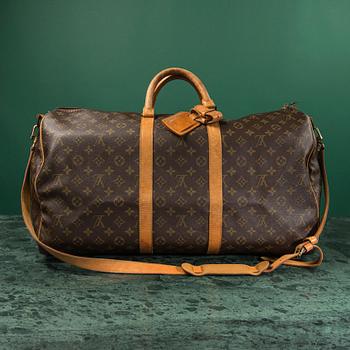 VÄSKA, "Keepall Bandouliére 55", Louis Vuitton.