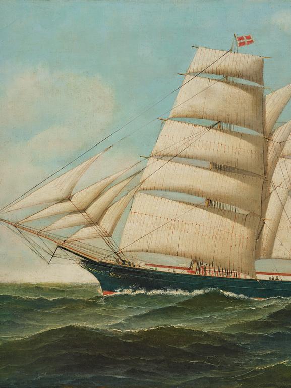Antonio Jacobsen, the three-masted barque "Doris Brudersen".
