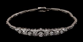 BRACELET, brilliant- and eight cut diamonds, tot. app. 1.50 cts. Malmö 1966.