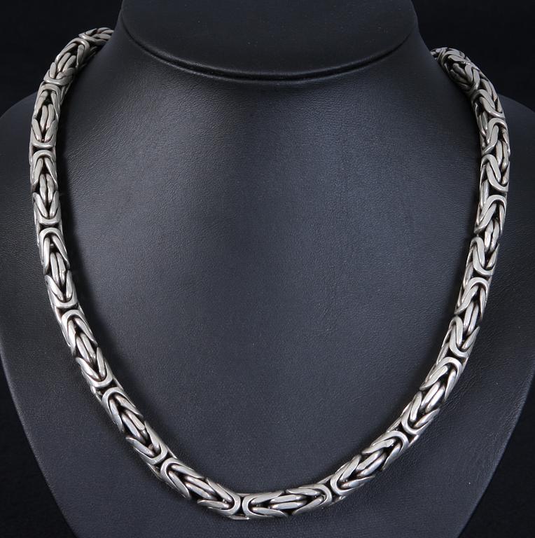 PARTI SILVERKEDJOR, 4 st, 1900-tal, 684 g.