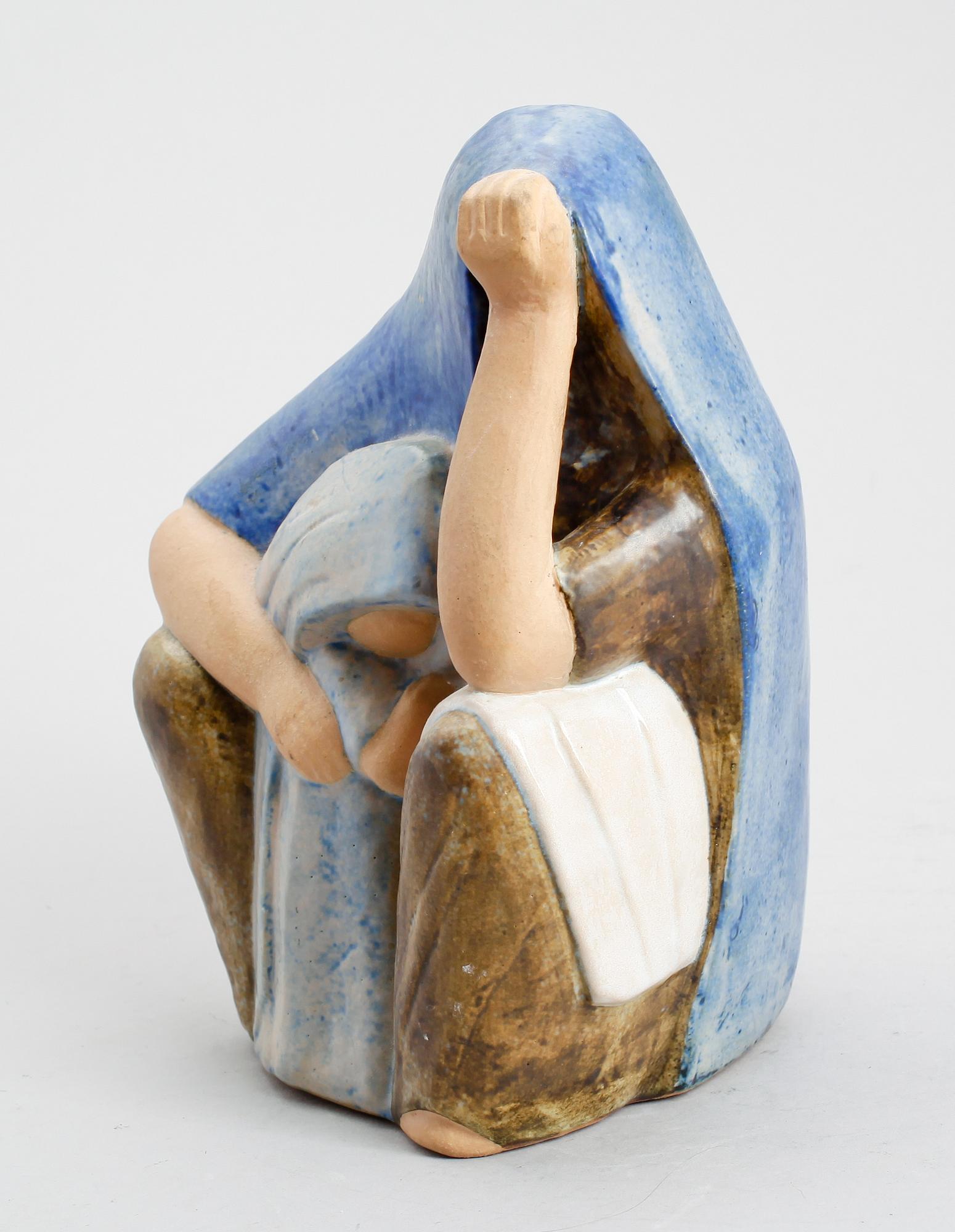 FIGUR, keramik, Lisa Larson, 1900-talets mitt.