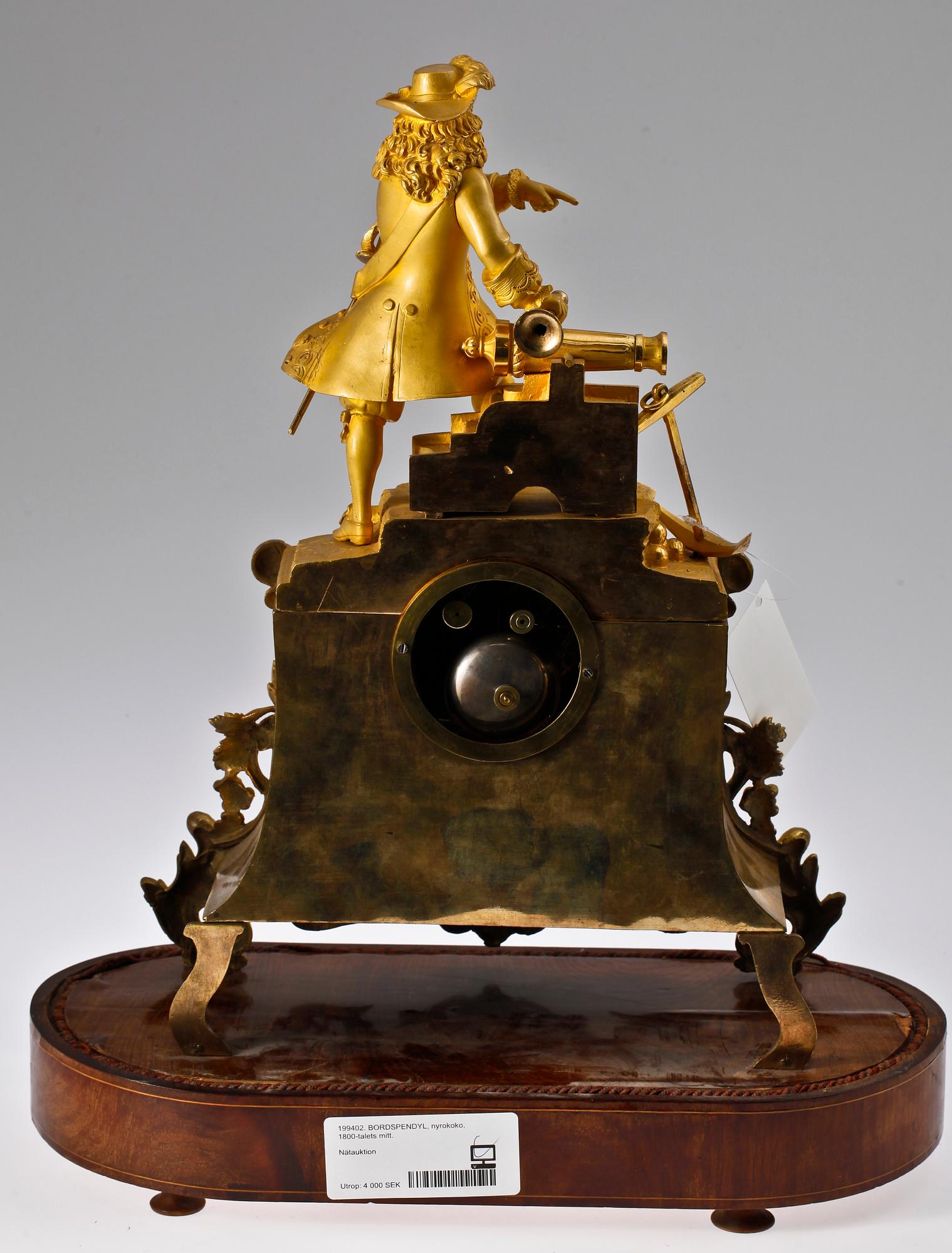 BORDSPENDYL, nyrokoko, 1800-talets mitt.
