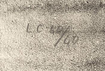 Lena Cronqvist, litografi, signerad och numrerad LC 40/40.