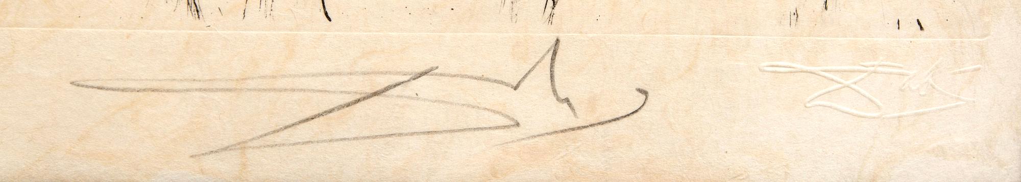 Salvador Dalí, 10, signed, numbered 38/50.