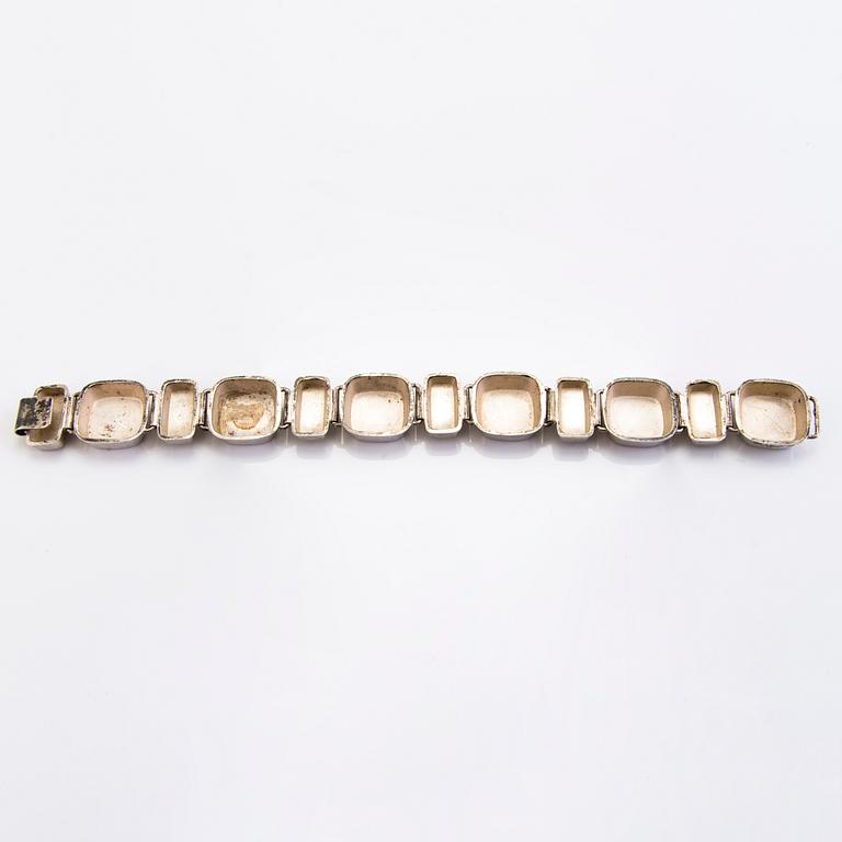 A silver Stigbert bracelet, Stockholm 1955.