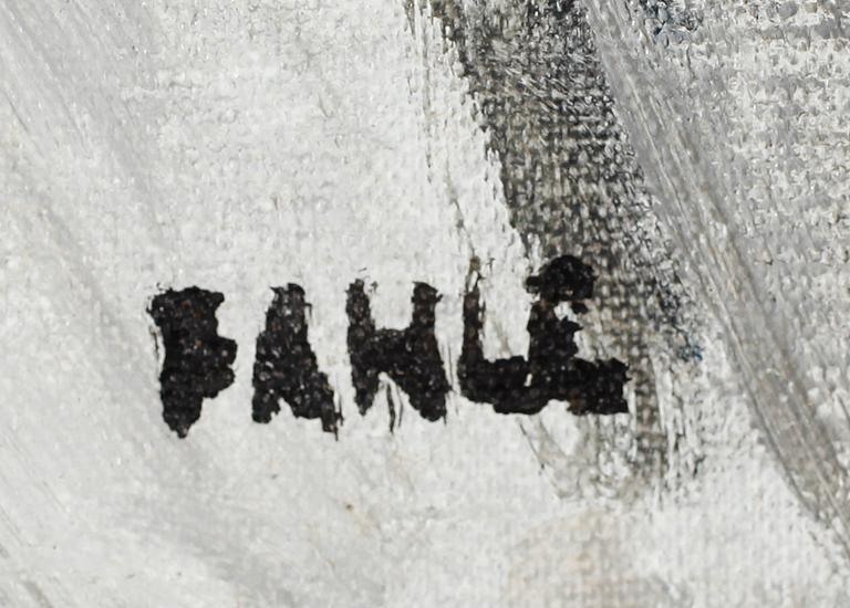 GUSTAF ADOLF FAHLE, olja på duk, signerad.