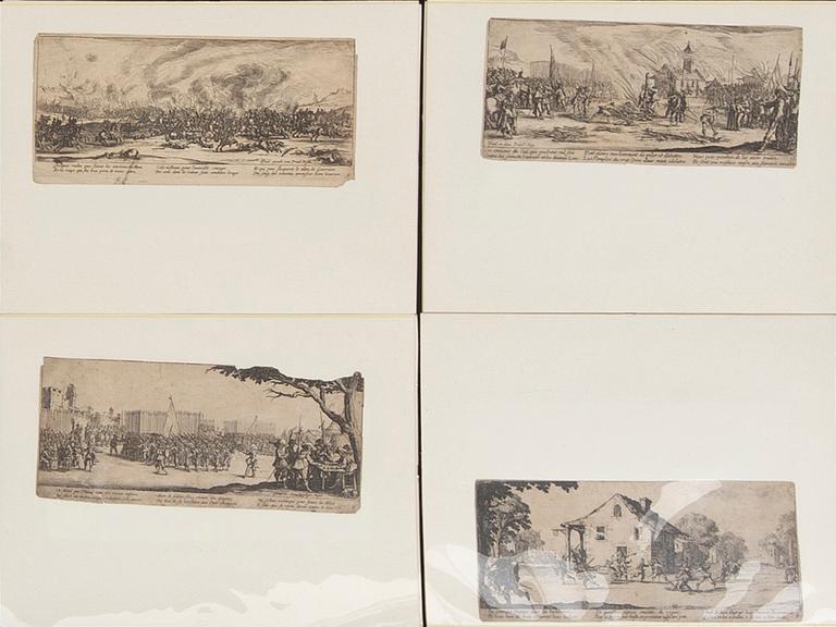 Jacques Callot, 9 etchings, Paris 1633,