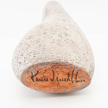 Karin Lindblom vas/skulptur signerad stengods.