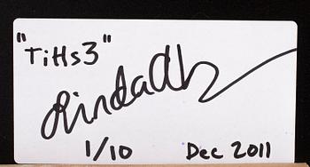 LINDA ALFVEGREN, C-Print diasec monterad, signerad och daterad januari 2014, numrerad 1/10 på etikett a tergo.