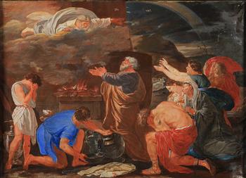 OKÄND KONSTNÄR, tempera på pergament, Frankrike, 1700-tal.